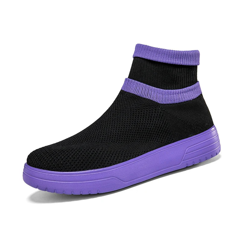 Women Shoes Men Brand Comfortable Sock Boots Non-slip Couple Ankle Boots Thick Soled Tenis Luxury Shoes Unisex Casual Sneakers