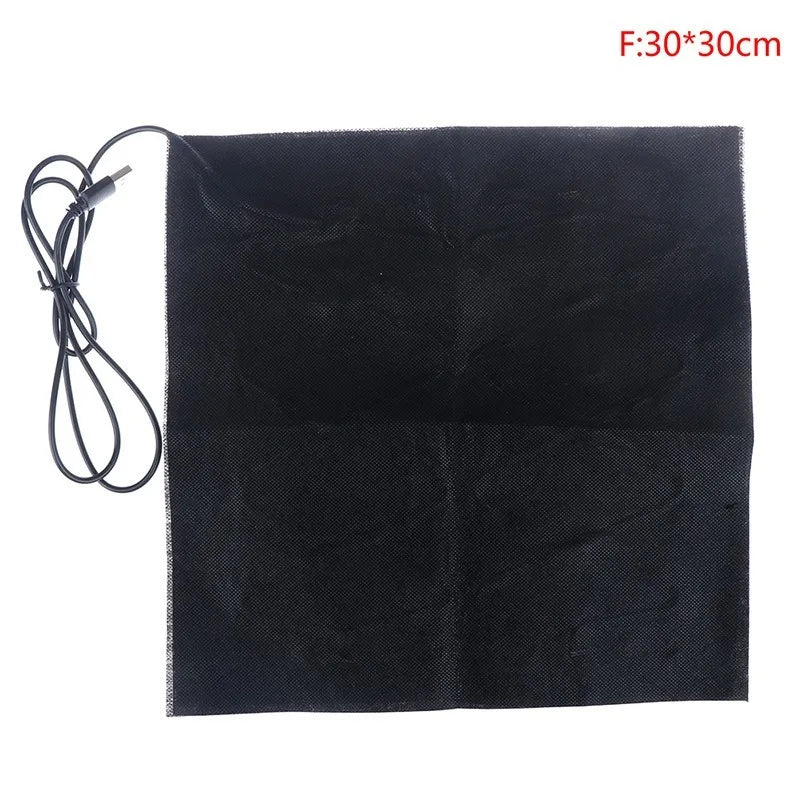 1 USB Heating Pad 5V Winter Heating Pad Temperature Control Seat Mat Sleeping Heater Carpet Multiple Sizes Available