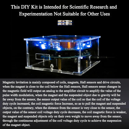 DIY Magnetic Levitation Kit Experiment PCB Soldering Project Practice Solder Assembly  50G/150G Load Magnet DIY Electronic Kit