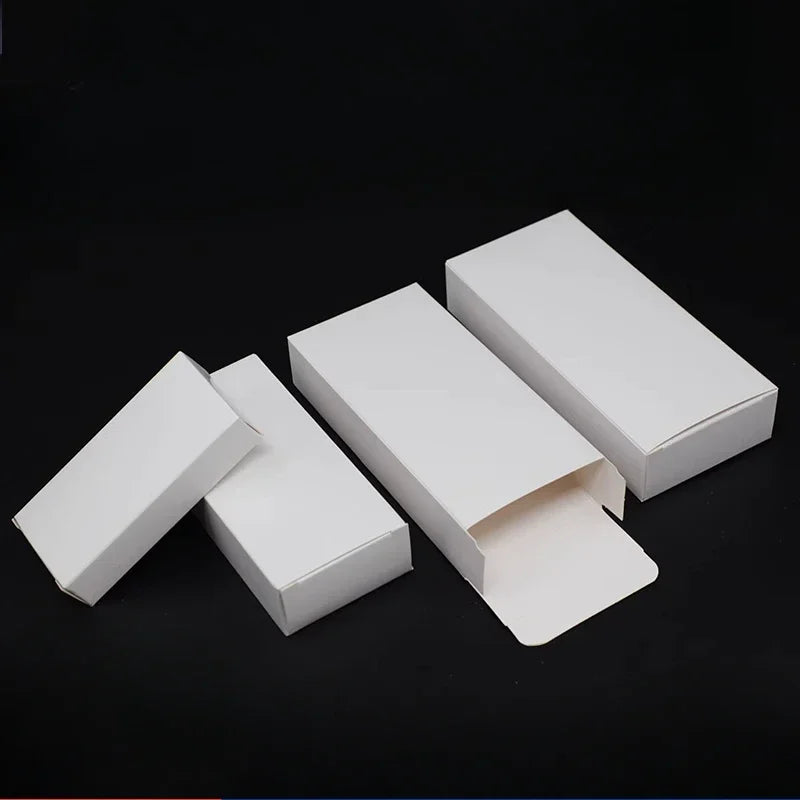 50Pcs/lot White Paper Packaging Box for Gift Products Handmade DIY Cookies Candy Gift Box Carton Package for Mobile Phone Case
