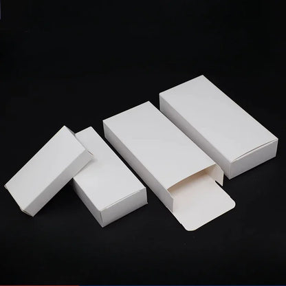 50Pcs/lot White Paper Packaging Box for Gift Products Handmade DIY Cookies Candy Gift Box Carton Package for Mobile Phone Case
