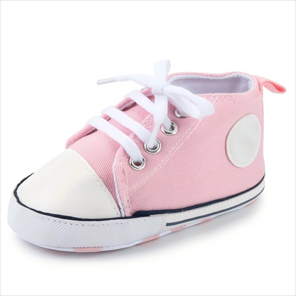 0-18M Baby Canvas Shoes Men and Women Multicolour Classic Baby Casual Shoes Anti-slip Soft Sole First Pair Toddler Infant Shoes