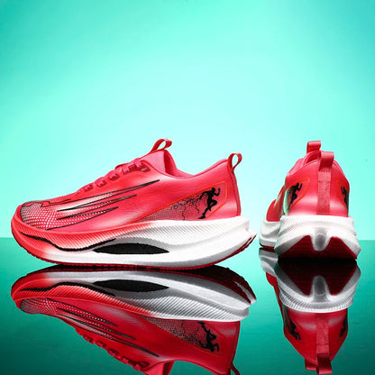 Running shoes professional fitness carbon board men's sports marathon lightweight women's comfortable non slip sports shoes