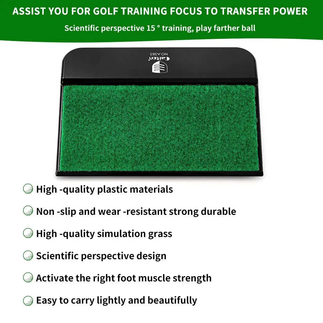 Caiton Golf Weight Shift Trainer Swing Motion Balance Stability Strength Power Practice Aid Indoor Outdoor Training Tool Golfers