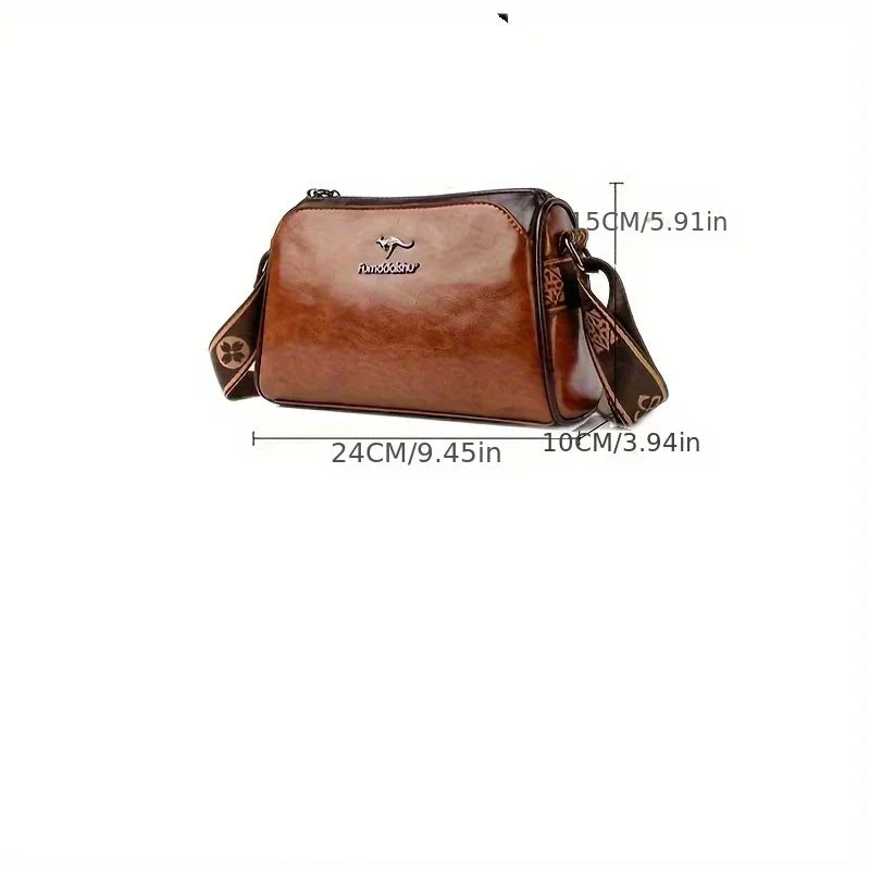 Elegant Water-Resistant Handbags Crossbody Bag Solid Color with Adjustable Strap & Secure Zipper Closure Handbag Purses Bags