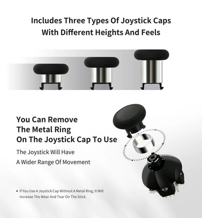 GuliKit NS55 720° Tension Adjustable TMR Joystick for Switch Pro Xbox Series PS4 PS5 Edge Gamepad Controller Game Accessories