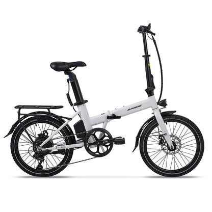 Folding Electric Bicycle 350W, 36V 8Ah/12Ah Removable Battery, 20Inch*1.75 Tires, 25Km/h, 7Speed City Commuter Travel Ebike