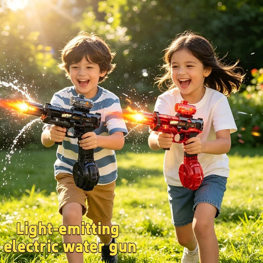 Hot New In Stock LED Electric Water Gun Automatic Continuous Fire Water Blaster Toy For Kids Adults Summer Pool Beach Party
