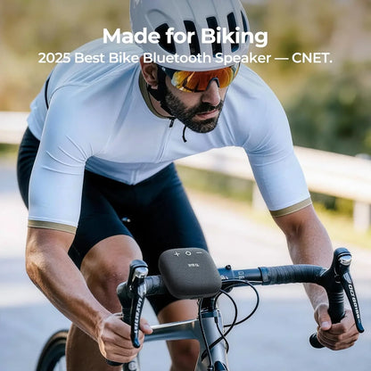 Tribit StormBox Micro 2 Portable Speaker, 10W Loud Bass IP67 Waterproof, Bluetooth 5.3 Bike Speaker, 12H Playtime TWS for Hiking