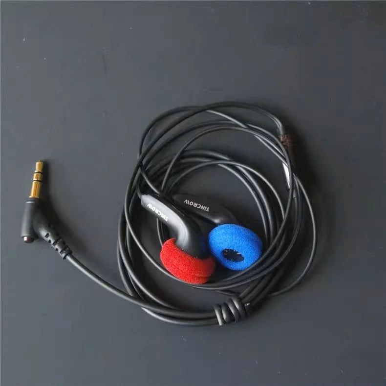 YINCROW X6 3.5mm In-ear Earphones Flat Head Earbuds Professional Fever HIFI Earphone PK PK1 MX985