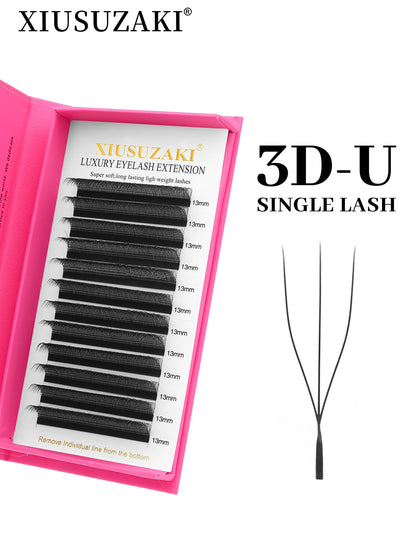 XIUSUZAKI  U-Shaped YY 3D 4D 5D Eyelash Extensions New Style U 2D YY Lashes Extension Mink Premade Volume Fans False Eyelashes