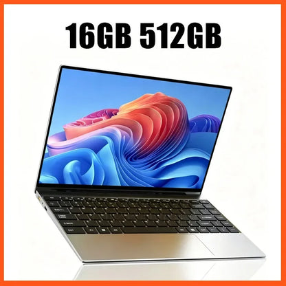 Lightweight Portable 14.1 Inch Student Business Notebook 2026 New Intel N95 Win11 Large Storage Laptop