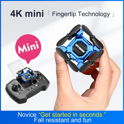 Foldable Mini Drone with Camera RC Quadcopter Altitude Hold Small Durable UAV Toy for Beginners Portable Remote Control Aircraft