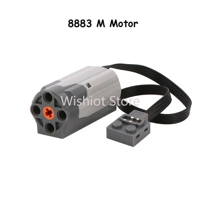 Legoeds-compatible MOC Technical Power Functions M Motor 8883 Modified Remote Control Power Group Train Lithium Battery Box 9686