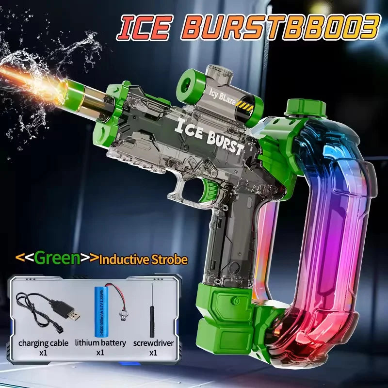 Simulated Firing Electric Water Guns for Adults Powerful Shooting Children Automatic Water Blasters Summer Outdoor Toys for Kids