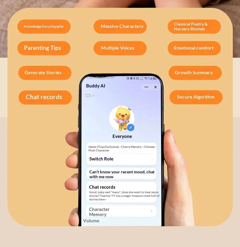 AI Intelligent Interactive Plush Doll Toy Voice Talking Chat Kids Early Educational Robot Electronic Pet Gift for Boys Girls