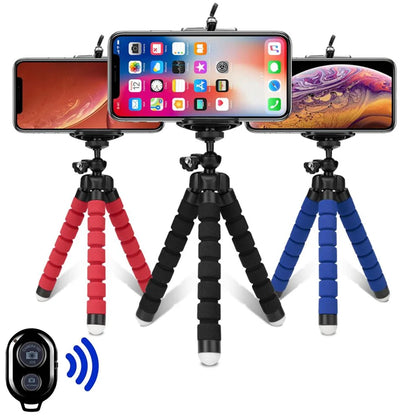 1/2pcs Tripods Tripod For Phone Mobile Camera Holder Clip Smartphone Monopod Tripe Stand Octopus Mini Tripod Stativ For Phone