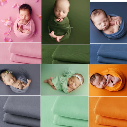 150*170cm Newborn Photography Props Blanket Wrap Backdrop Stretchable Fabrics Shoot Studio Accessories