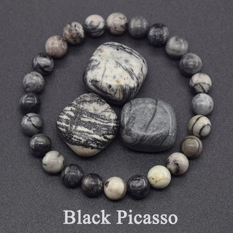 Natural Amethyst Quartz Crystal Bead Bracelet Health Bracelet for Women Weight Loss Fatigue Pressure Fatigue Relief Yoga Jewelry