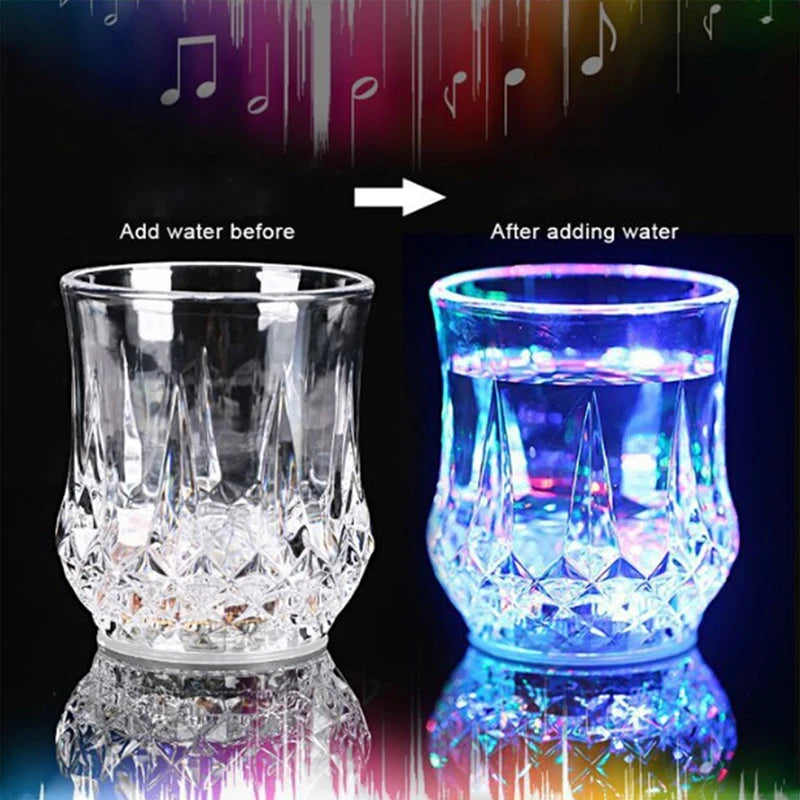 Light Up LED Pineapple Cup 500ml Colorful Flashing Drinkware Glow Water Cup for Bar KTV Night Event