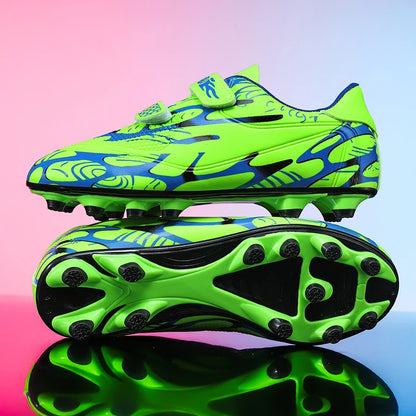 New Men Kids Football Boots Ultralight Boys Professional Soccer Shoes Cleats Non-Slip Match Grass Training Shoes Drop Shipping