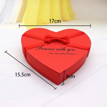 【P】Flower Red Pink Soap Rose Love Gift Box With Bear Valentine's Day Mother's Day Anniversary Gift Wedding Party Decorations