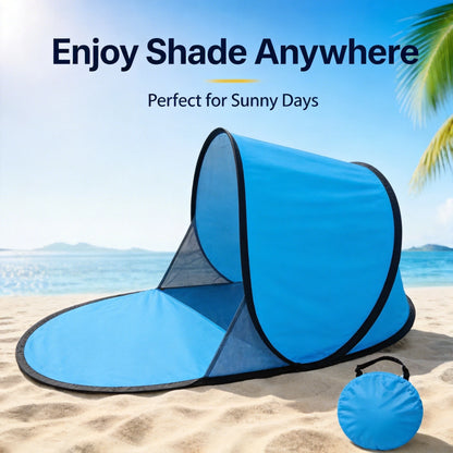 Outdoor tent for single casual use, quick setup in one second,beach sun protection, sunshade, camping, sunbathing