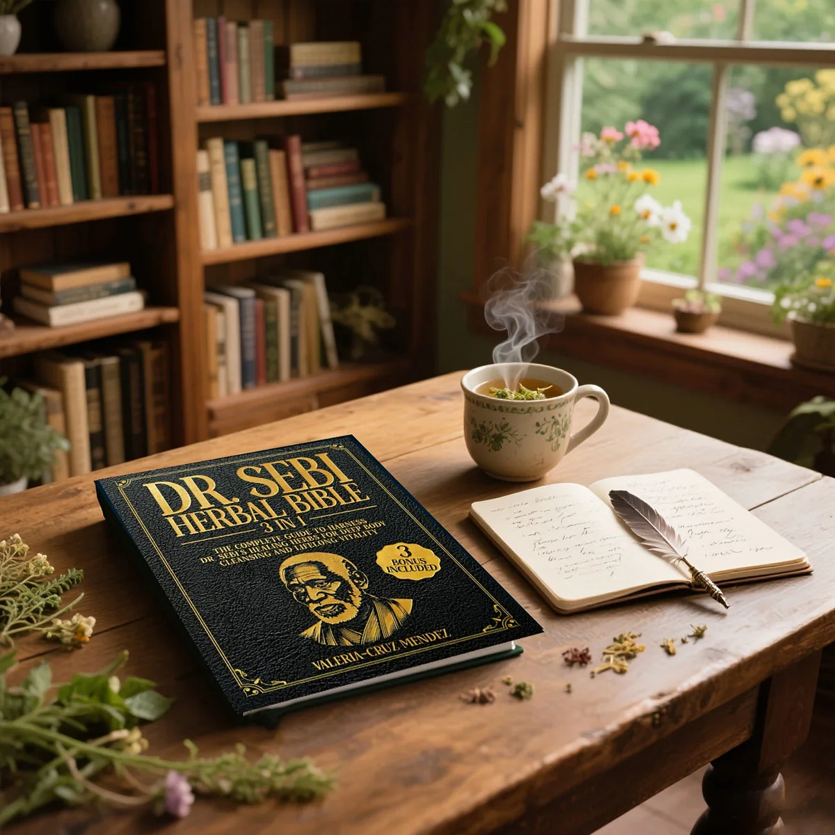 2027 Dr. Sebi Herbal Bible 3-in-1: Detoxify and Cleanse Your Body with Dr. Sebi's Healing Herbs for Lasting Health and Vitality