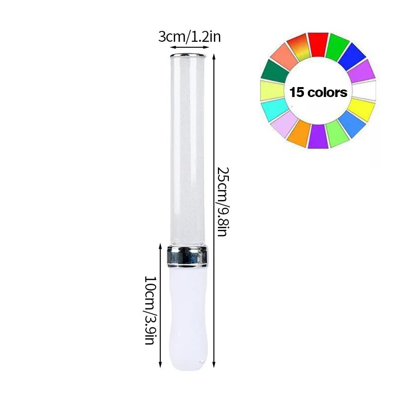 Kpop Lightsticks Glowing Penlight Concert Props Glow in The Dark Light Rods Light Sticks Party Supplies Concert Accessories