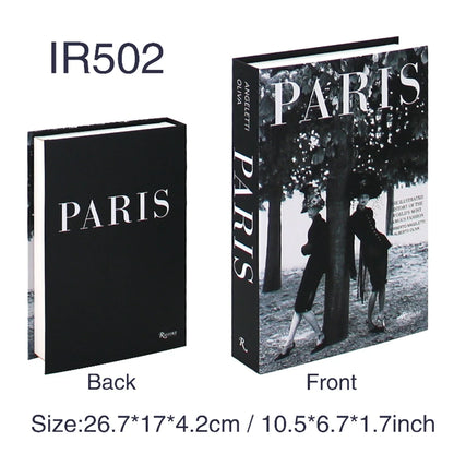 Luxury Fake Books Home Decoration Accessories for Living Room Fashion Fake Book Storage Box Simple Nordic Coffee Table Books