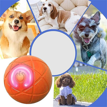 Pet Automatic Rolling Ball Toy Shaky Ball Toy for Dogs Auto Rolling Ball Toys for Puppy USB Rechargeable Interactive Dog Toys