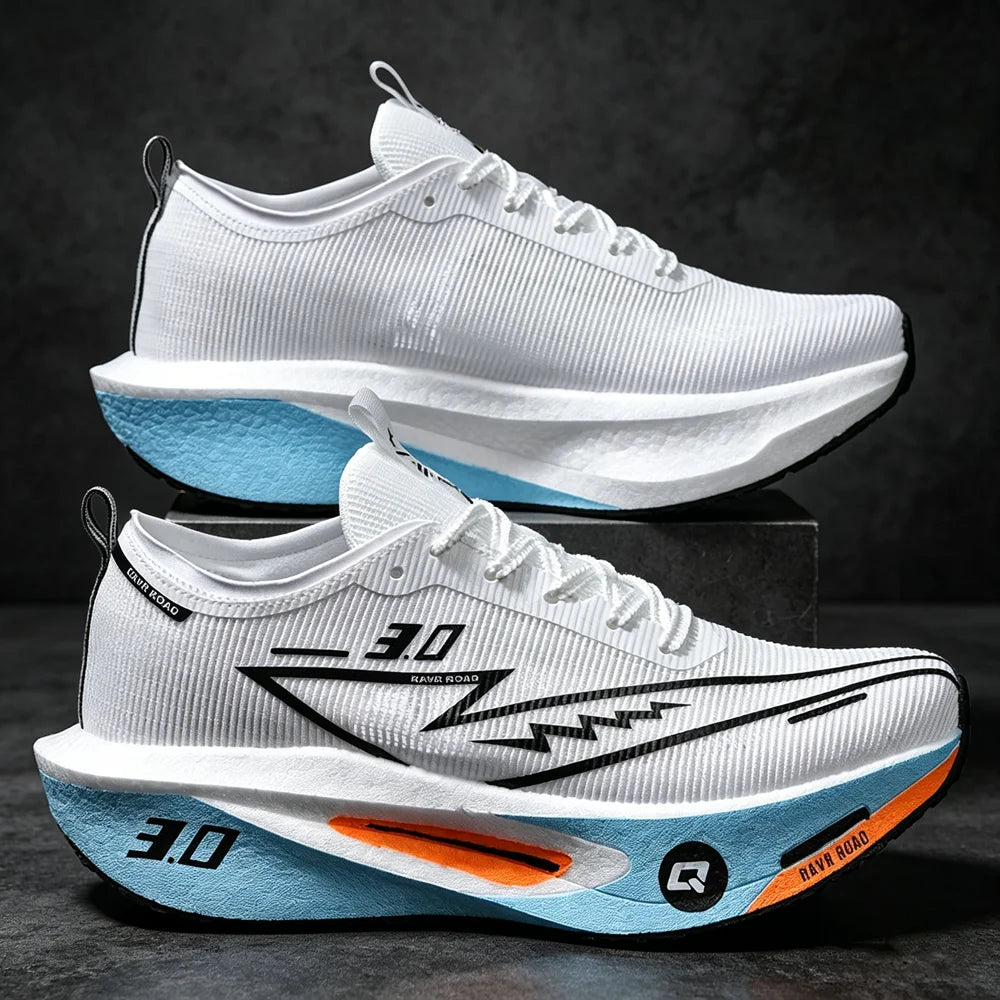 Men Running Shoes Carbon Board Marathon Sports Speciality Breathable Lightweight Women's Comfortable Athletic Nonskid Sneakers