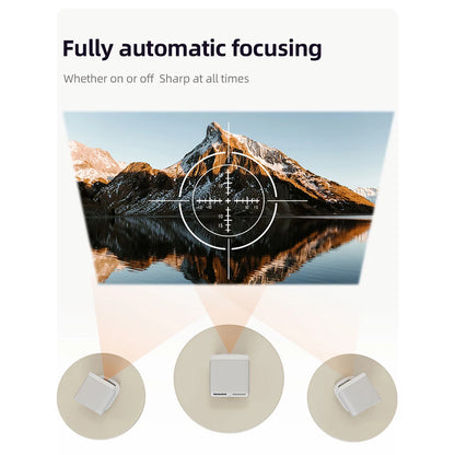 Original Lenovo Xiaoxin 100P Projector 1140 ANSI Auto Focus Wifi6 Smart Home Theater 360 PTZ Support 4K HD Portable Projector