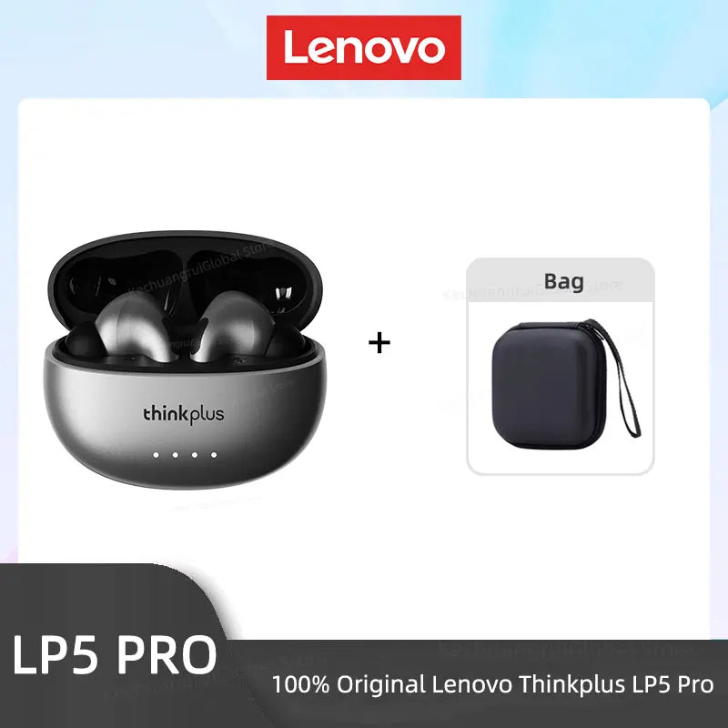 Lenovo LP5 PRO Wireless Bluetooth 5.4 Earphones TWS HiFi Sound Headphones Gaming Sports Earbuds LP5Pro Headset with Mic 2026