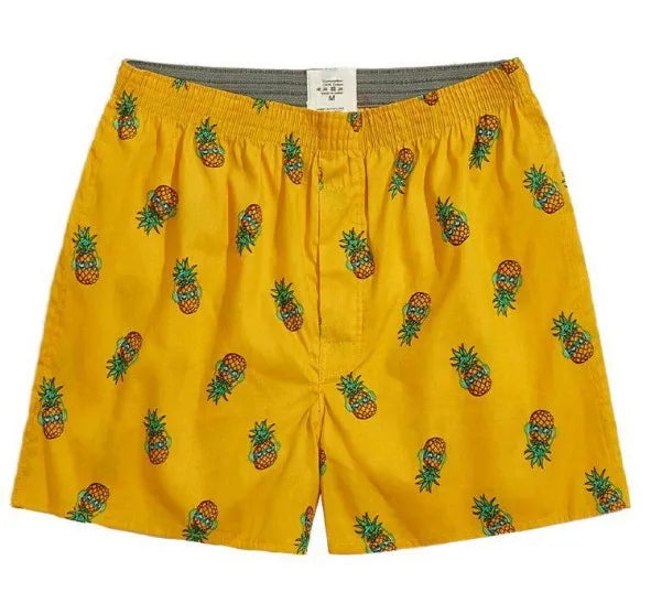 1PC 100% Cotton Men's Underwear Soft Comfortable Men's Underwear Men's Shorts Home Loose Stretch Men's Aloe Pants Boxer Briefs