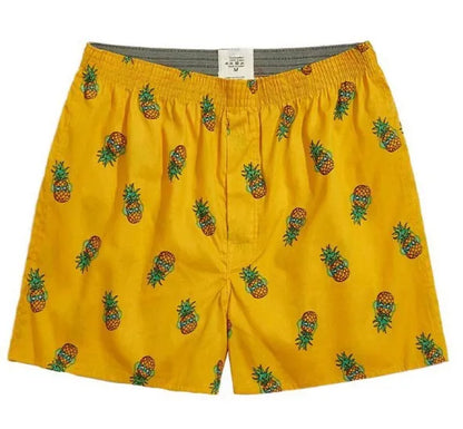 1PC 100% Cotton Men's Underwear Soft Comfortable Men's Underwear Men's Shorts Home Loose Stretch Men's Aloe Pants Boxer Briefs
