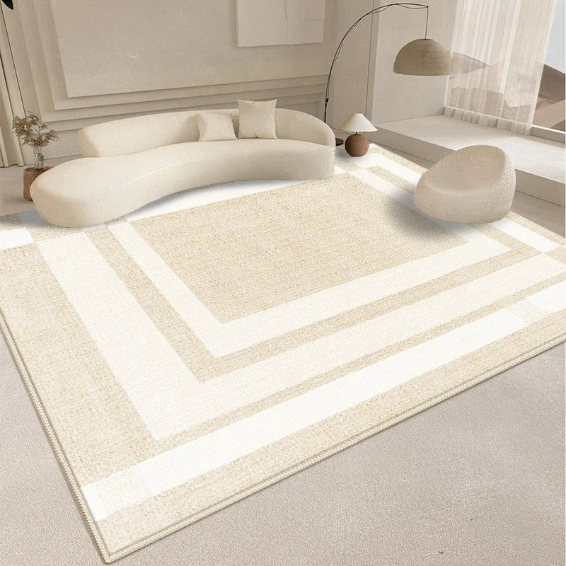 Minimalism Style Carpet Living Room Decoration Fluffy Soft Rugs for Bedroom Abstract Large Plush Rug Home Thickened Floor Mat