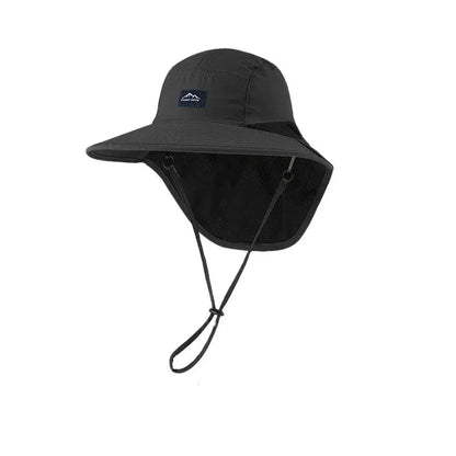 1Pc Outdoor Sun Hat Anti-UV Sun Protection Fisherman Hat Windproof Quick-Dry Neck Protection Mesh Breathable Thin Camping Cap