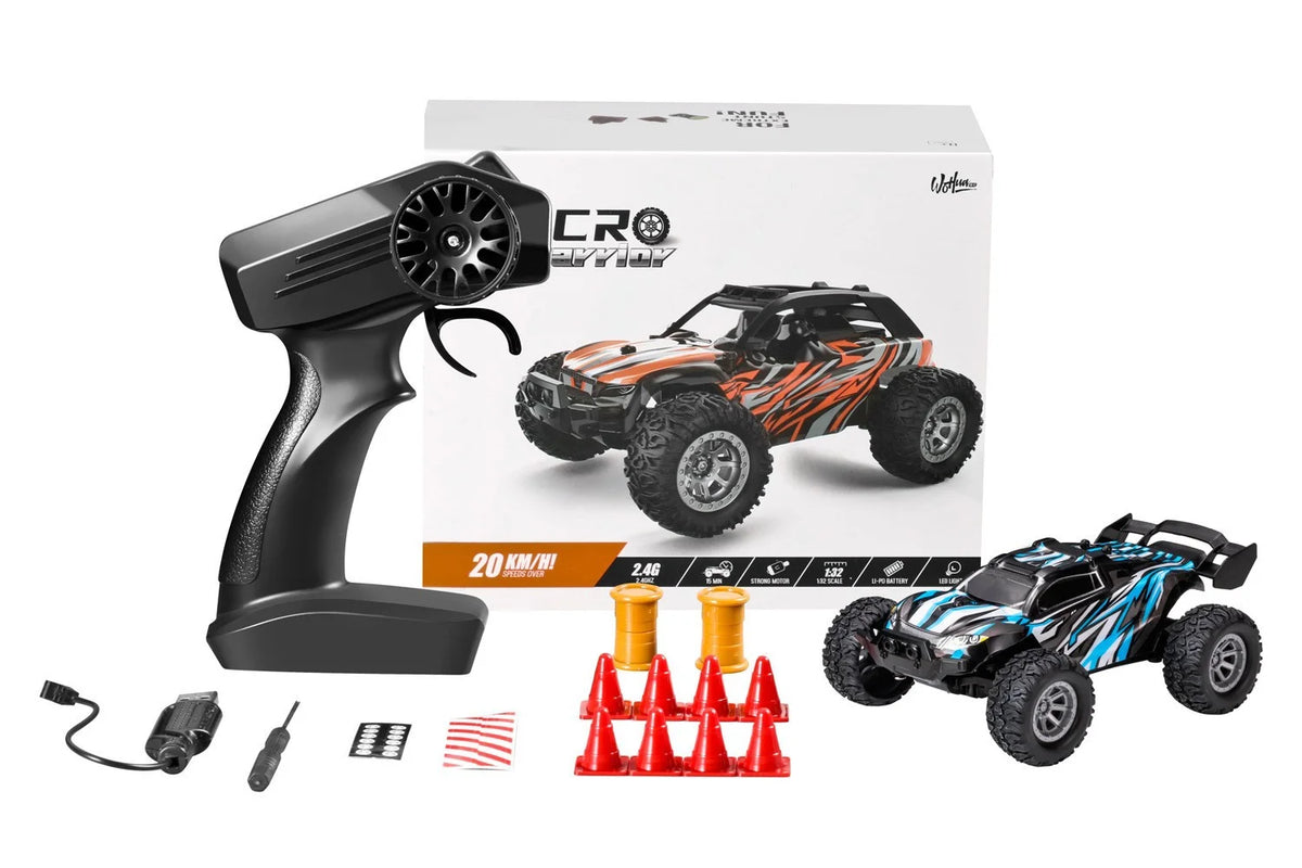 1:32 Scale 2.4G RC Car 20km/h High-Speed Off-Road 4WD Remote Control Toy for Kids Boys Gift