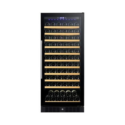 Airo JG110A Electric Compact Single-Zone Stainless Steel Countertop Wine Cooler LED Display Built-in Factory Use Eco-Friendly