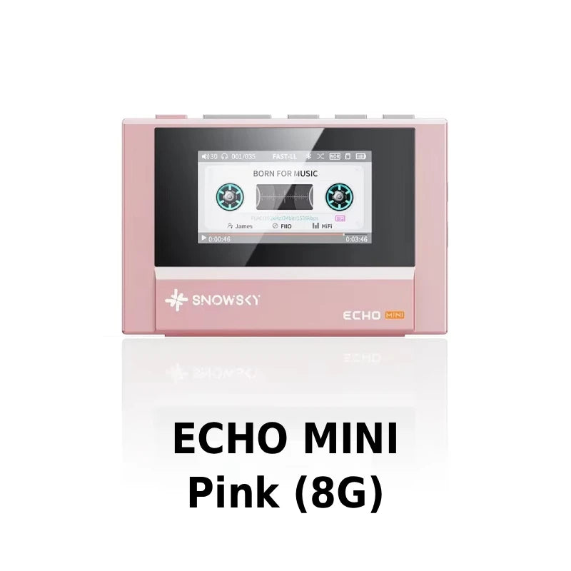 FiiO SnowSky Echo Mini HiFi Bluetooth MP3 Player Pure Music Walkman with 15 Hours Playback 3.5mm & 4.4mm Headphone Output