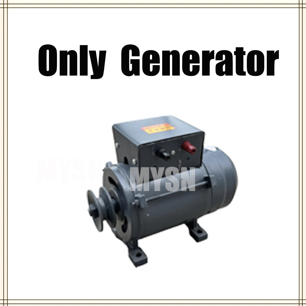 5KW Permanent Magnet Generator 220V 230V 240V Portable Alternator Single Phase Generator Home Backup Power for Camping Outdoor