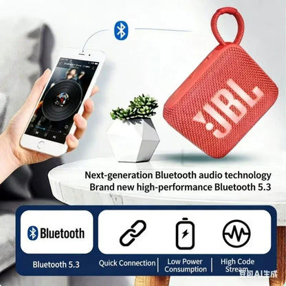 JBL GO 4 Music BRIC Wireless Bluetooth Audio Mini Waterproof Speaker Outdoor Subwoofer Portable Home