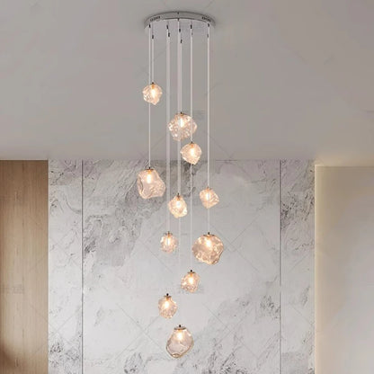 Modern home decor led lights pendant light lamps forstaircase Chandeliers for living room hanging light indoor lighting