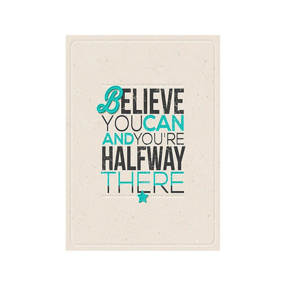 Motivational Posters Inspirational Quote In English Wall Art Decorative Painting Home Room Office Classroom Creative Decoration