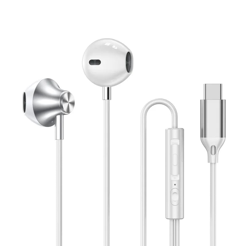 For Samsung Headphones USB Type C Earphones 3.5mm Headset With MIC Remote Control Earplugs For Galaxy S26 S25 S24 S23 S22 Ultra