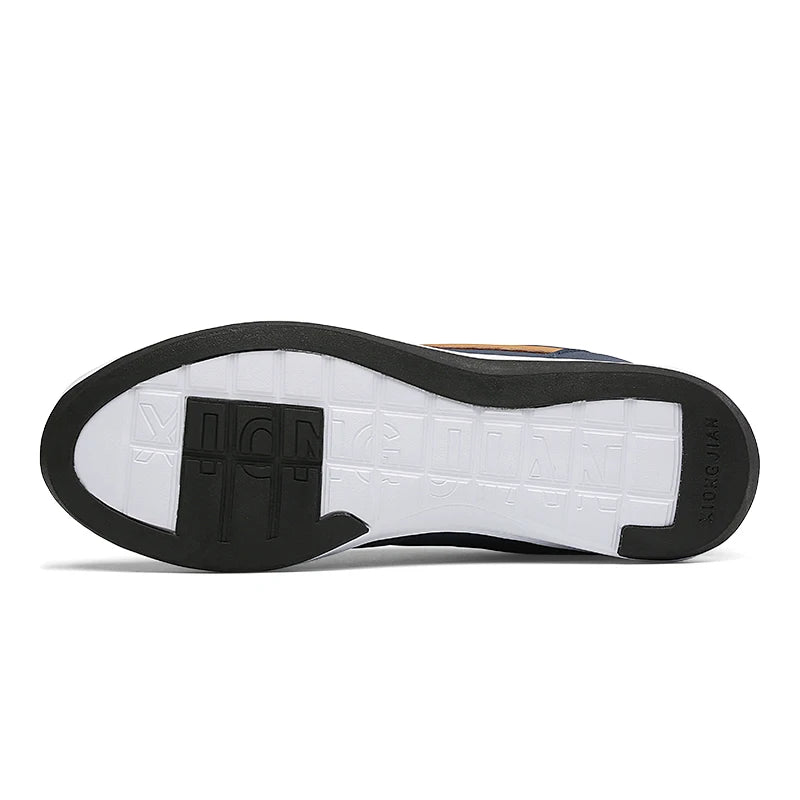 Men’s Leather Walking Shoes | Breathable Lightweight Lace-Up | Daily Wear, Travel & Outdoor Comfort
