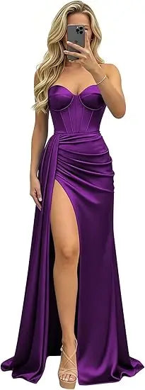 Sage Green Mermaid Prom Dresses Black Sweetheart Strapless Corset Formal Evening Party Gowns 2026 Graduation Dress Customized