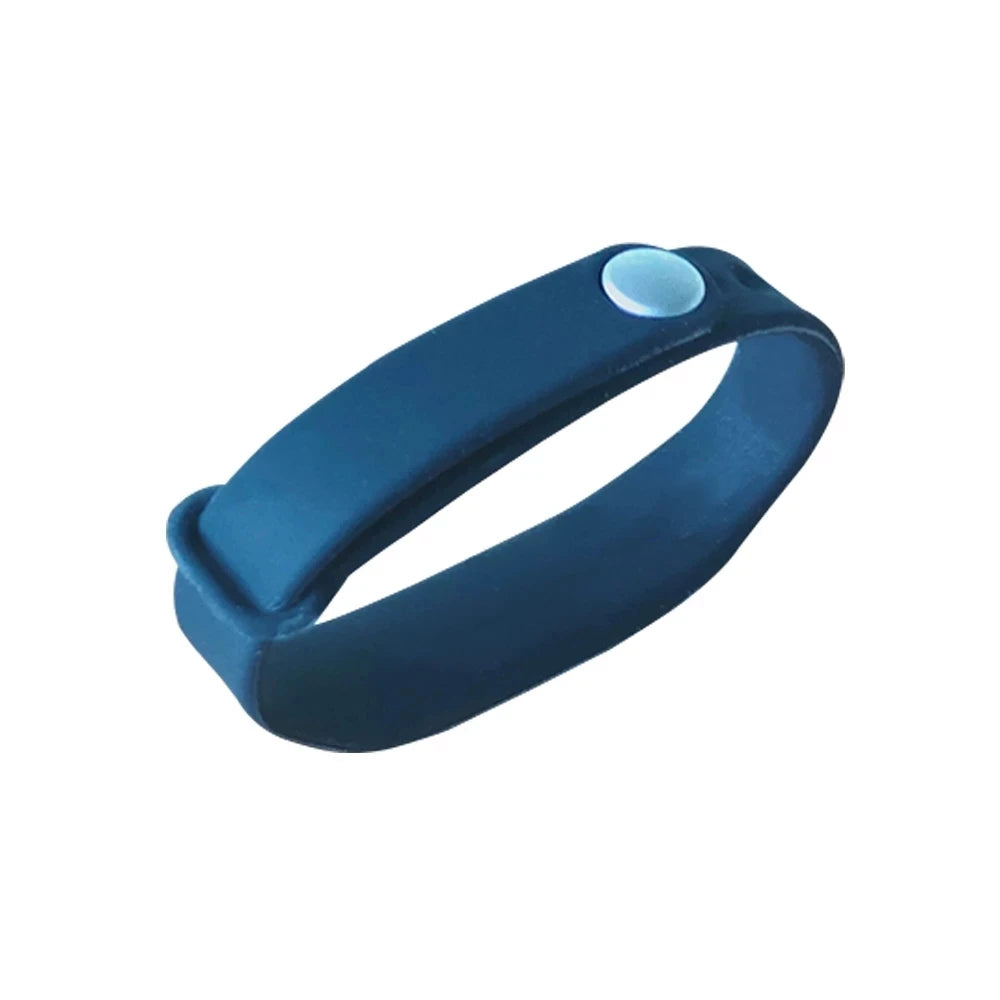 High Quality Waterproof IC 13.56MHz S50 1K Read Only NFC Adjustable Black Bracelet Wristband RFID Wrist Band Tag Card 5Pcs