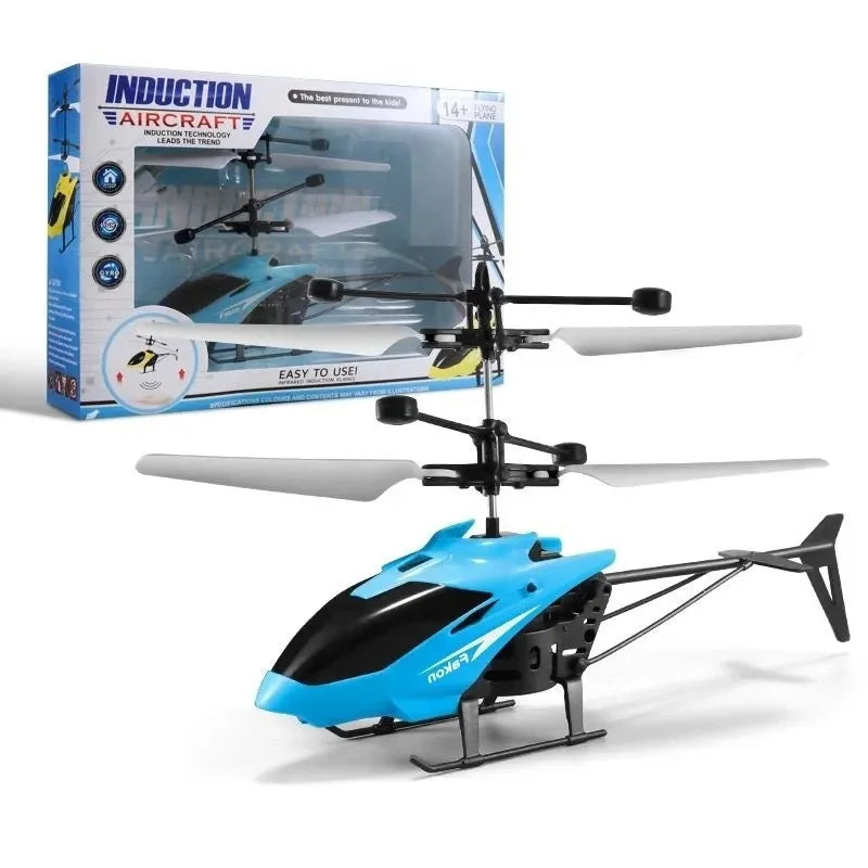 Children's Sensor Helicopter Indoor Gesture Suspension Drone Crash-Resistant Rechargeable Remote Control Drone Boy Toy